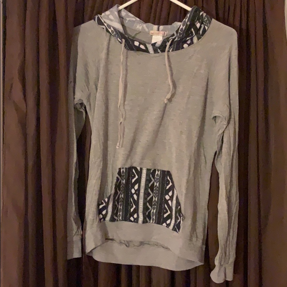Light hoodie shirt